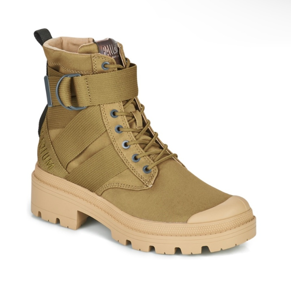 Palladium ‘Pallabase Tact S TX’ Boots - Olive - Size 9